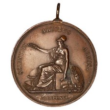 Medaglia Francia 1816 Rame