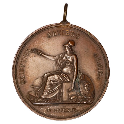 Medaglia francia 1816 rame - francia,